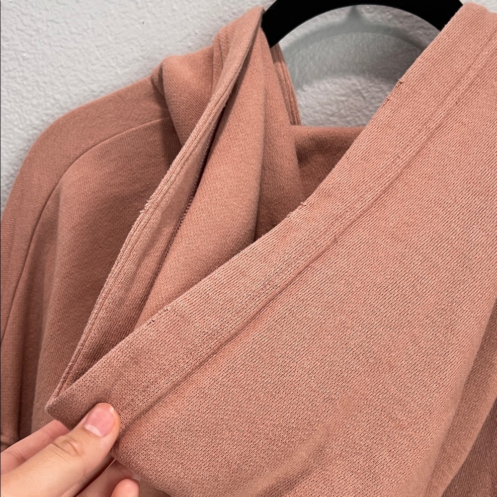 Oversized Cozy Soft Pink Aerie Pullover Hoodie - Picture 5 of 14